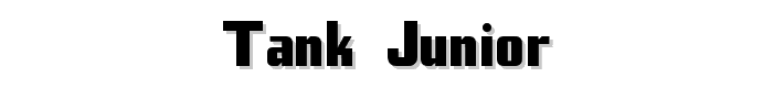 Tank Junior font